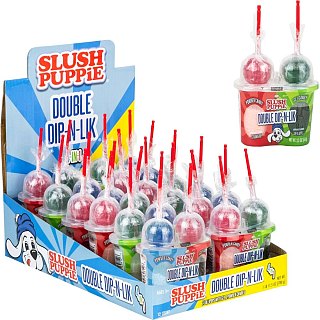 Koko's Slush Puppie Double Dip-N-Lik Lollipop 2.29oz  12ct