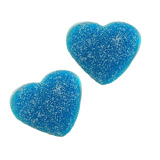 Vidal Import Swedish Sour Giant 3" Blue Raspberry Heart 2.2 lb