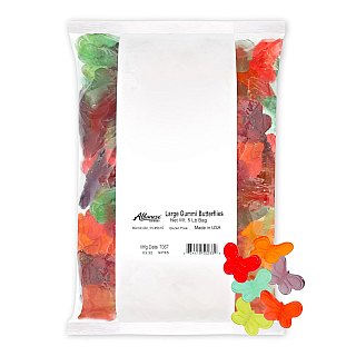 Albanese 5 Lb Large Butterflies Gummy Bulk