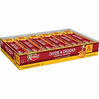 Keebler Cheese & Cheddar Sandwich Cracker 12 ct