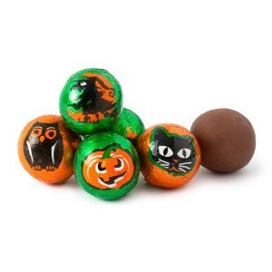 Madelaine Halloween Milk Chocolate Foiled Balls 5lb