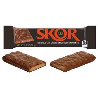 Hershey Skor Milk Chocolate Crisp Toffee Bar 1.4 oz 18 ct