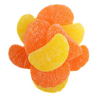 Zachary Citrus Orange Lemon Fruit Slices Jelly Gummy Candy 5 lb