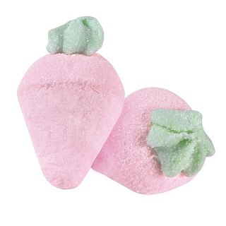 Bulgari Swedish Sugared Sour Strawberry Marshmallows 2lb