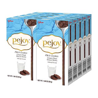 Glico Pejoy Milk & Cookie Cocoa Biscuit Sticks 1.98oz 10ct