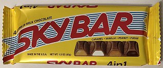 Skybar Milk Chocolate 4 Flavor Candy Bar 1.5oz 24ct
