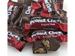 Goldenberg Peanut Chews Fun Size Dark Chocolate 4.4 Pound bag