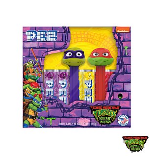 Pez Twin Pack Gift TMNT Teenage Mutant Turtle Dispenser 1.74 oz