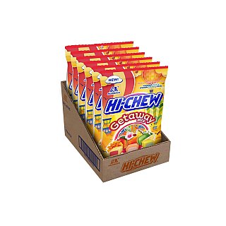 Hi-Chew Getaway Mix Soft & Chewy Taffy Candy 3 oz 6 ct Tray