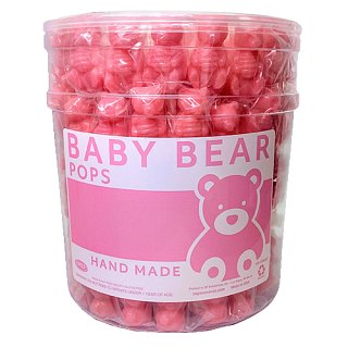 Espeez Baby Bear Pink Bubblegum Flavor Lollipop 115 ct