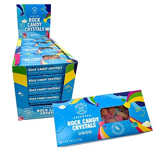 Roses Rock Candy Crystals Assorted Box 2.5 oz 24 ct
