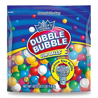 Dubble Bubble Gum Balls 53 Oz