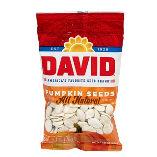 David All Natural Pumpkin Seeds 2.25 oz 12 ct