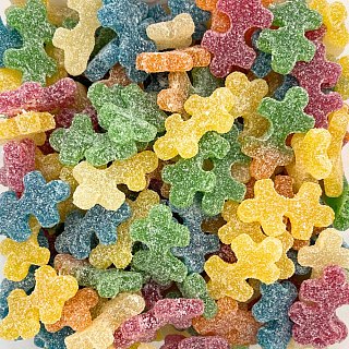 Jellioo Sweden Sour Puzzle Pieces Gummy Candy 2.2 lb