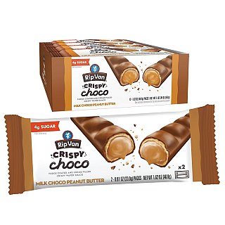 Rip Van Milk Choco Hazelnut Wafer Bars 1.62 oz 12 ct
