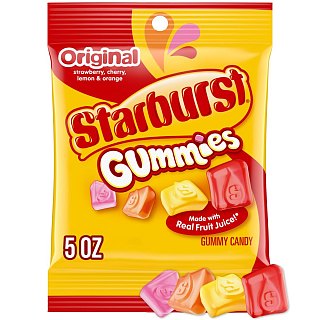 Starburst Gummies Gummy Original Fruit Candy 5 oz 12 ct