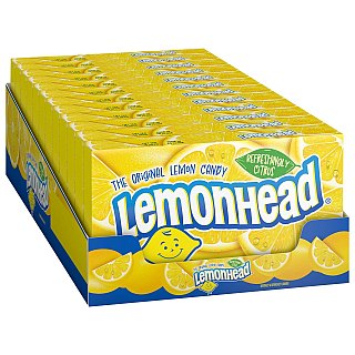 Lemonhead Lemon Candy 5 ounce 12 count theater box