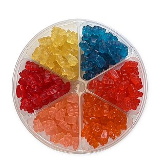 Tribeca Curation 6 Flavor Gummy Platter 38oz 9.75"