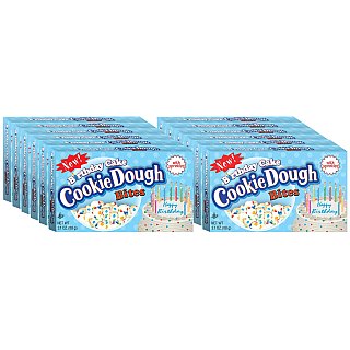 Cookie Dough Bites Birthday Cake 3.1 ounce 12 count theater box
