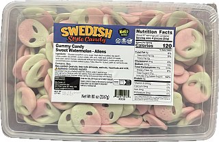 Mito Swedish Style Alien Gummy Sweet Watermelon 5 lb