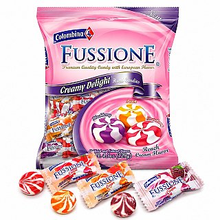 Colombina Fussione Creamy Delight Hard Candy 4.5oz Bag 12ct