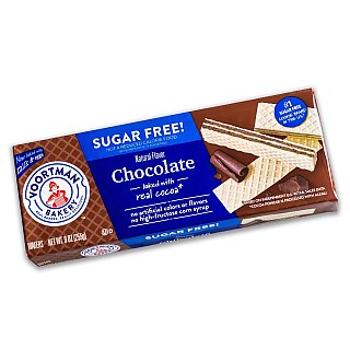 Voortman Sugar Free Chocolate Wafers 9oz 6 Pack