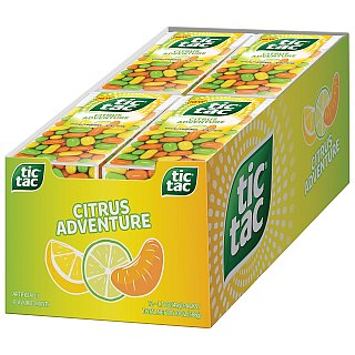 Tic Tac Citrus Adventure Breath Mints 100 ct 1.7oz 12 Pack