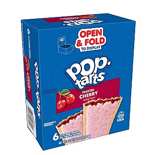 Pop Tarts Frosted Cherry SS Box 6 Ct 3.3 Oz