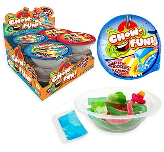 Chow Fun Gummy Noodles & Gel Bowls 2.5 oz 12 ct