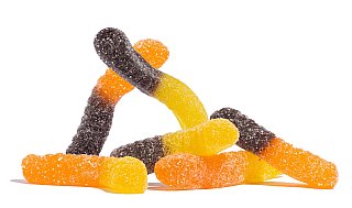 Albanese Sour MIni Fall Halloween Gummy Worms 4.5 lb