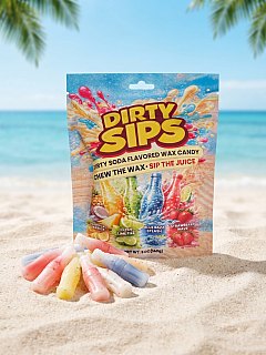 Nauti Labs Dirty Sips Dirty Soda Wax Bottle Candy 5 oz 6 pack
