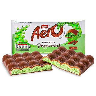 Nestle UK Import Aero GIANT Peppermint Chocolate Share Bar 90g 15ct