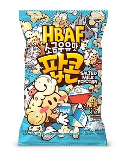 HBAF Korea Import Salted Milk Popcorn 2.82 oz 12 ct Copy