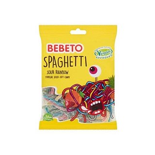 Bebeto Import Sour Spaghetti Gummy Strings 2.8 oz 12 ct