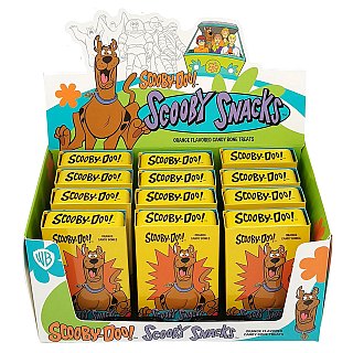 Boston America Scooby Doo Snacks Bone Shaped Orange Candy Tin 12ct