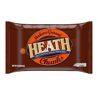 HEATH English Toffee Chunks Topping Medium Ground 5lb