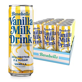 Barebells Protein Milk Drink Vanilla 11oz 12 Pack