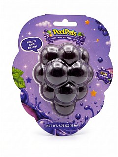 Peel Pals Giant Peelable Grape Gummy Candy Real Juice 4.76oz 6 Pack