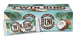 Palmers Twin Bing Chocolate Covered COCONUT Candy Bar 36ct