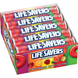 Life Savers Hard Candy, 5 Flavors 20 count