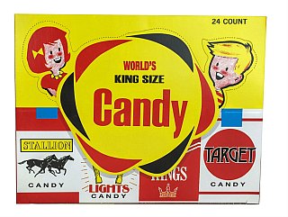World's King Size Candy Cigarettes 24 count