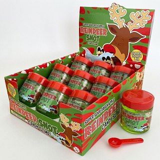 Boston America Christmas Reindeer Snot  Candy Slime 5.38oz 9ct