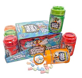 Kidsmania Crunchy Crawly Crew Tart Dragonfly Candy 2.47 oz 12 ct