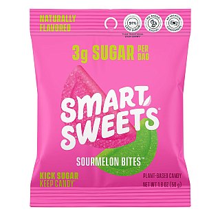 SmartSweets Sourmelon Bites Low Sugar Gummy 1.8 oz 12 ct