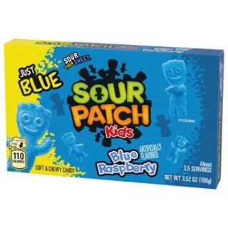 Sour Patch Kids Theater Box Blue Raspberry 3.52 oz 12ct