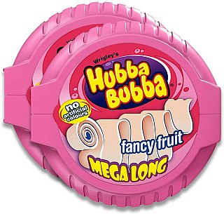 Hubba Bubba UK Bubble Tape Mega Long Fancy Fruit 12ct