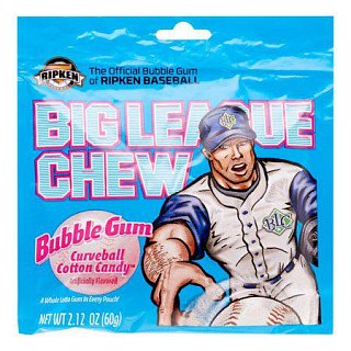 Big League Chew Curveball Cotton Candy 2.12oz 12 COUNT