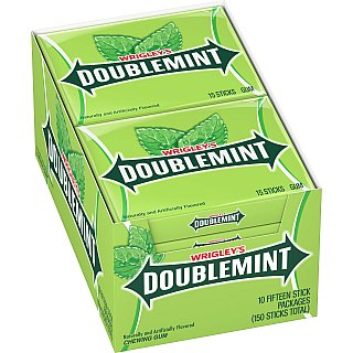 Wrigley's Doublemint 10 Count 15 Piece Stick