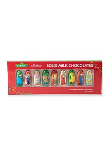 Madelaine Sesame Street Christmas Milk Chocolate Gift Box 2.5oz 6 Pack