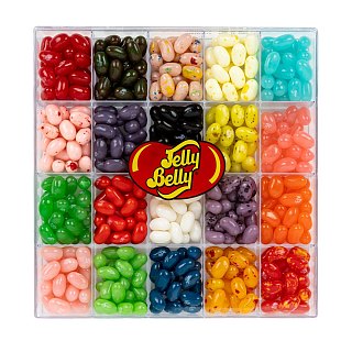 Jelly Belly 20 Flavor Acetate Gift Box 16oz Tray